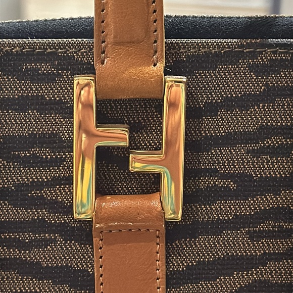 RARE Authentic Fendi Roma S.A.S. FF Vintage Top Handle Wallet Clutch, STUNNING - Picture 2 of 16